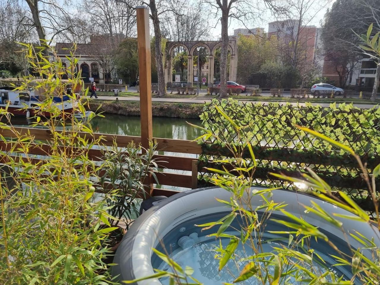 Hotel Peniche De Charme Avec Jacuzzi Sur Canal Du Midi Toulouse Exteriér fotografie