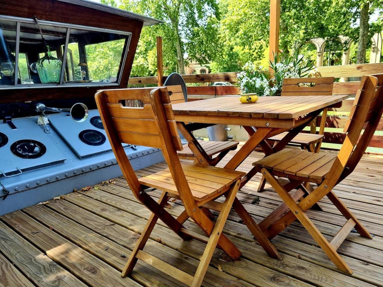 Hotel Peniche De Charme Avec Jacuzzi Sur Canal Du Midi Toulouse Exteriér fotografie